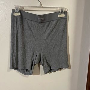 Womens skim briefs size large in gray